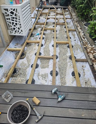 Terrasse bois à Sanary